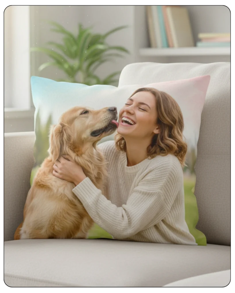 Μαξιλάρι με φωτογραφία διπλής όψης