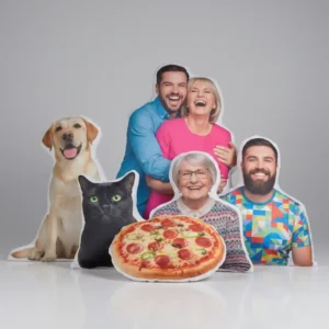 Προσωποποιημένο μαξιλάρι με φωτογραφία και σχήμα Αγαπίνο