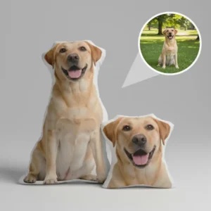 Προσωποποιημένο μαξιλάρι με φωτογραφία και σχήμα σκύλου