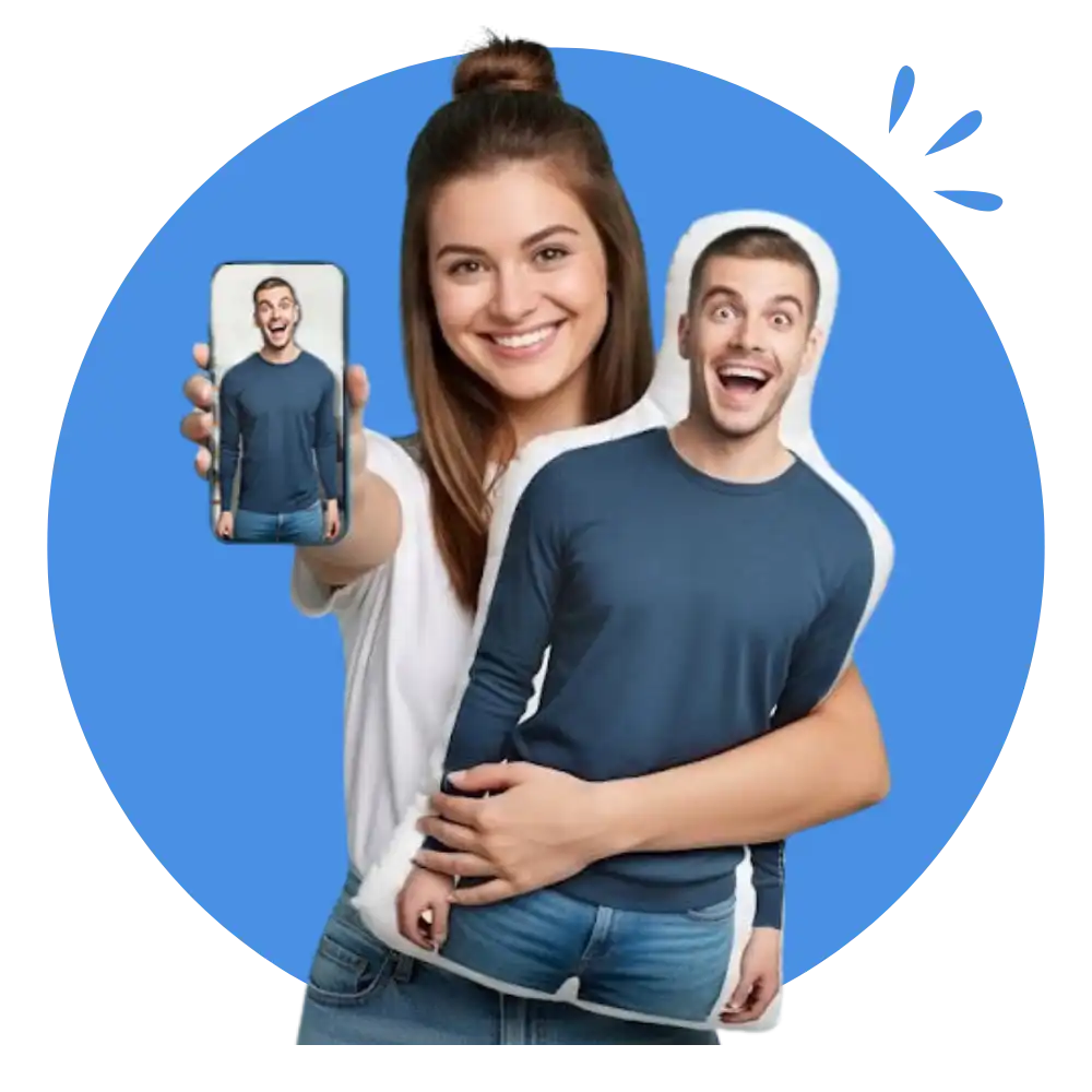 Προσωποποιημένο μαξιλάρι σε σχήμα Agapino