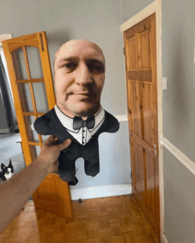 Click to view full screen Μίνι Εγώ – Προσωποποιημένο Μαξιλάρι με Πρόσωπο photo review